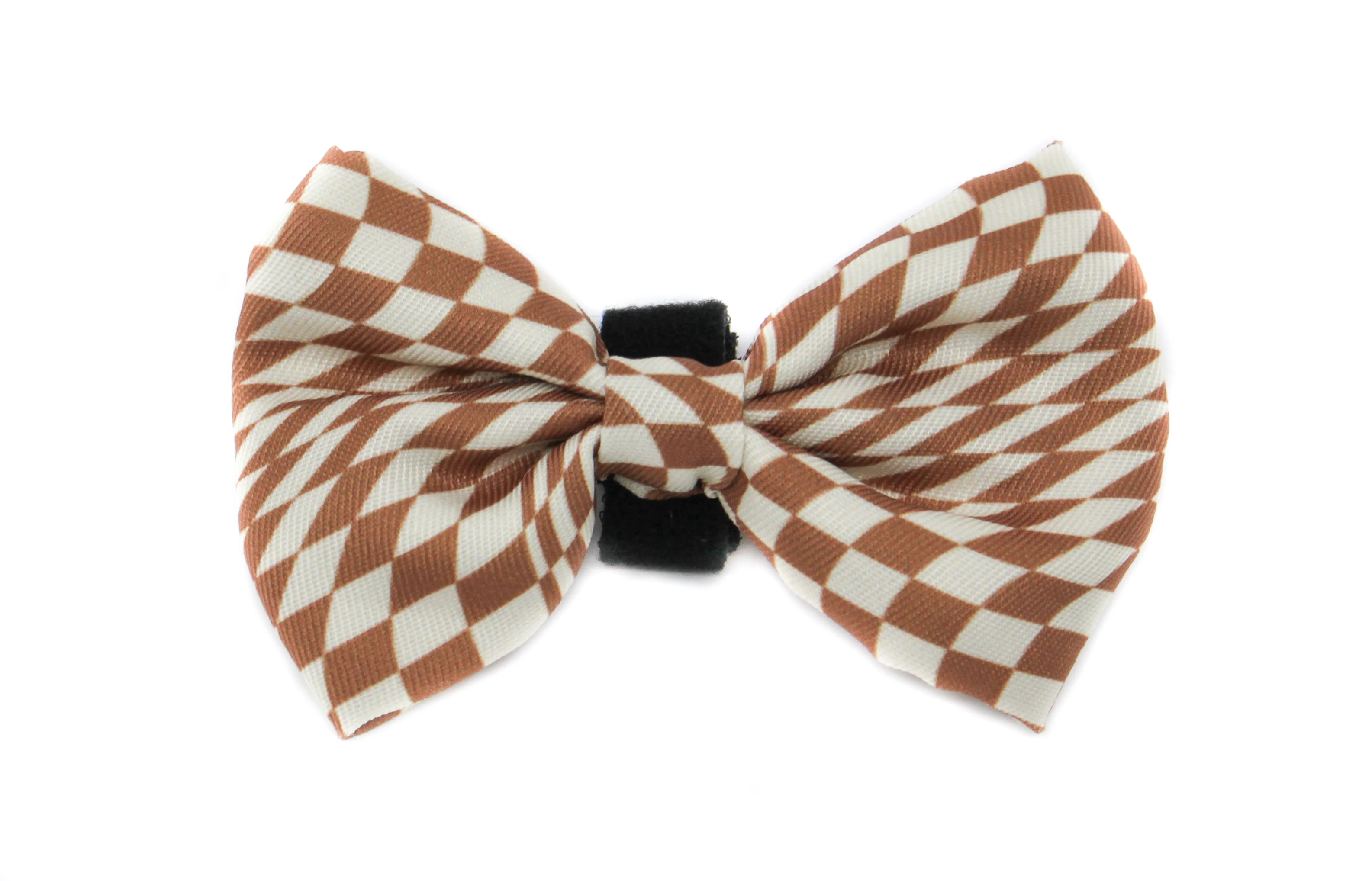 Brown Check Check: Bow Tie - Image 3